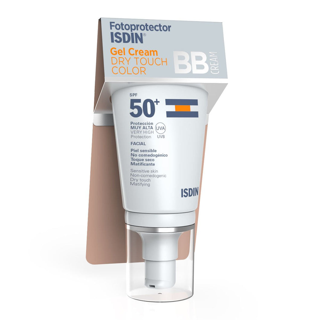 Fotoprotector Isdin 50+ Gel Crema Dry Touch 50+ c/color