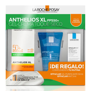 Kit Anthelios 50+ Gel-crema T/seco 50ml + Effaclar gel 50ml